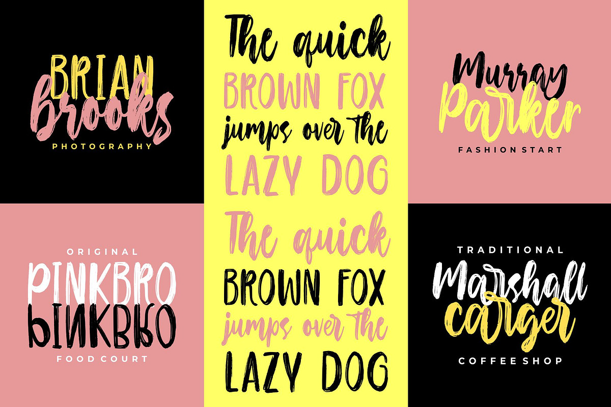 Naughty - Script brush, a Script Font by Good Java Studio (Photo 10 of 12)