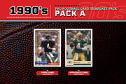1990's Pro Football Cards PACK A, a Card Template by Chris Weibring (Thumbnail 5 of 11)