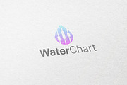 Water Drop - Chart Logo Template, a Branding & Logo Template by Graplick (Thumbnail 2 of 2)