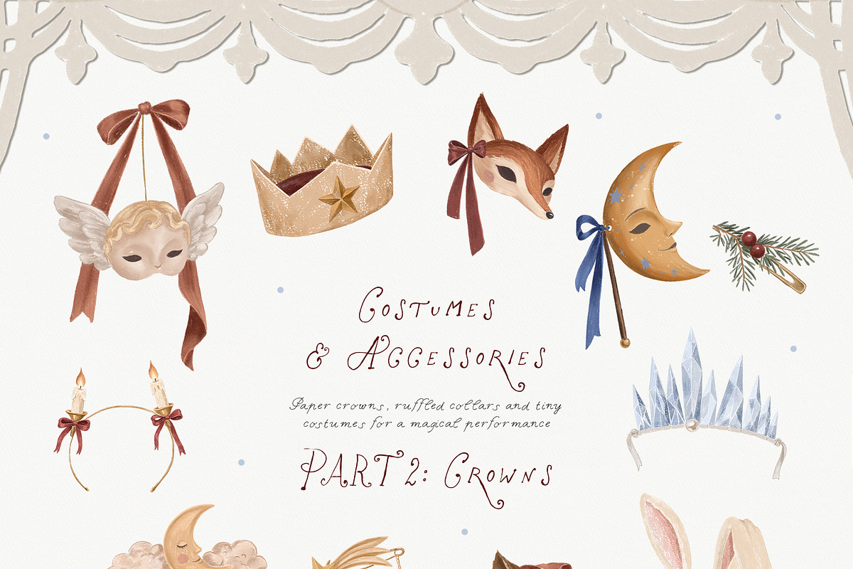 Christmas Theatre Clipart 230+, a Seasonal Illustration by Muse Artist (Photo 18 of 22)