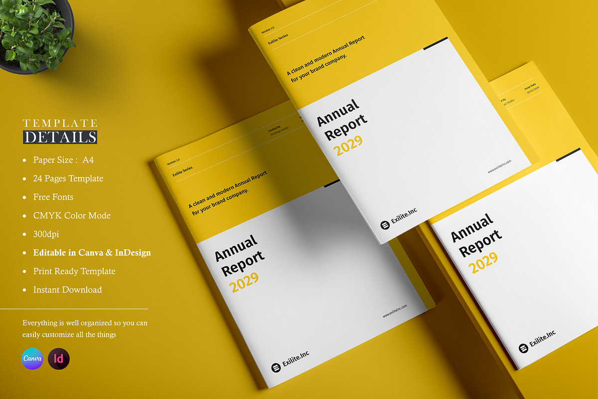 Annual Report, a Brochure Template by Orcshape Studio (Photo 3 of 12)