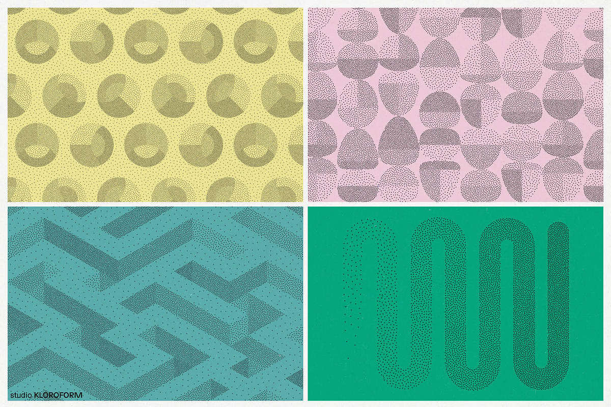 Stipple 3 - 75 Backgrounds & Objects, a Background Graphic by kloroform (Photo 8 of 19)