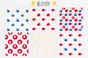 Frisky Sheeps Patterns and Cliparts, an Animal Illustration by Petite Salade (Thumbnail 2 of 3)