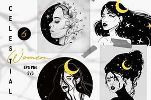 Celestial Women - Illustrations