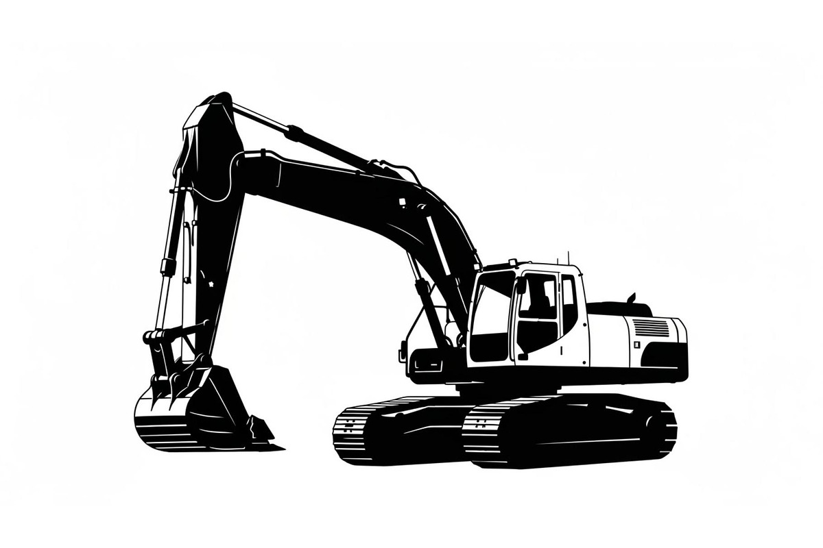 Excavator Construction Vector Bundle, an Illustration by Amazin_art (Photo 27 of 51)