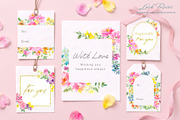 Watercolor pink roses with birds, an Object Graphic by Sawango Designs (Thumbnail 6 of 12)