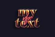 HD Photoshop Gold, text logo FX, a Layer Style Add-On by Giallo (Thumbnail 8 of 15)