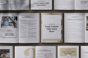 ECourse Workbook Canva Template