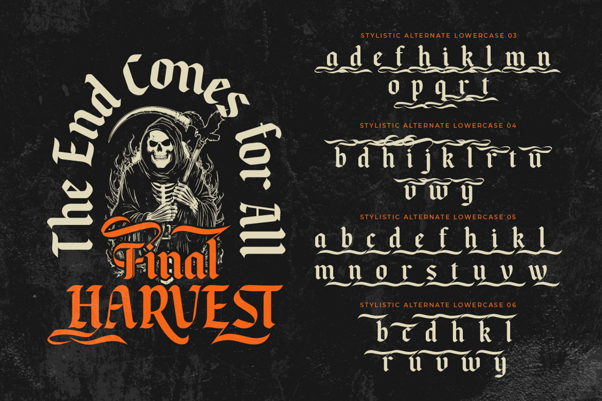 Beltino, a Blackletter Font by Artisan Themes (Photo 6 of 11)