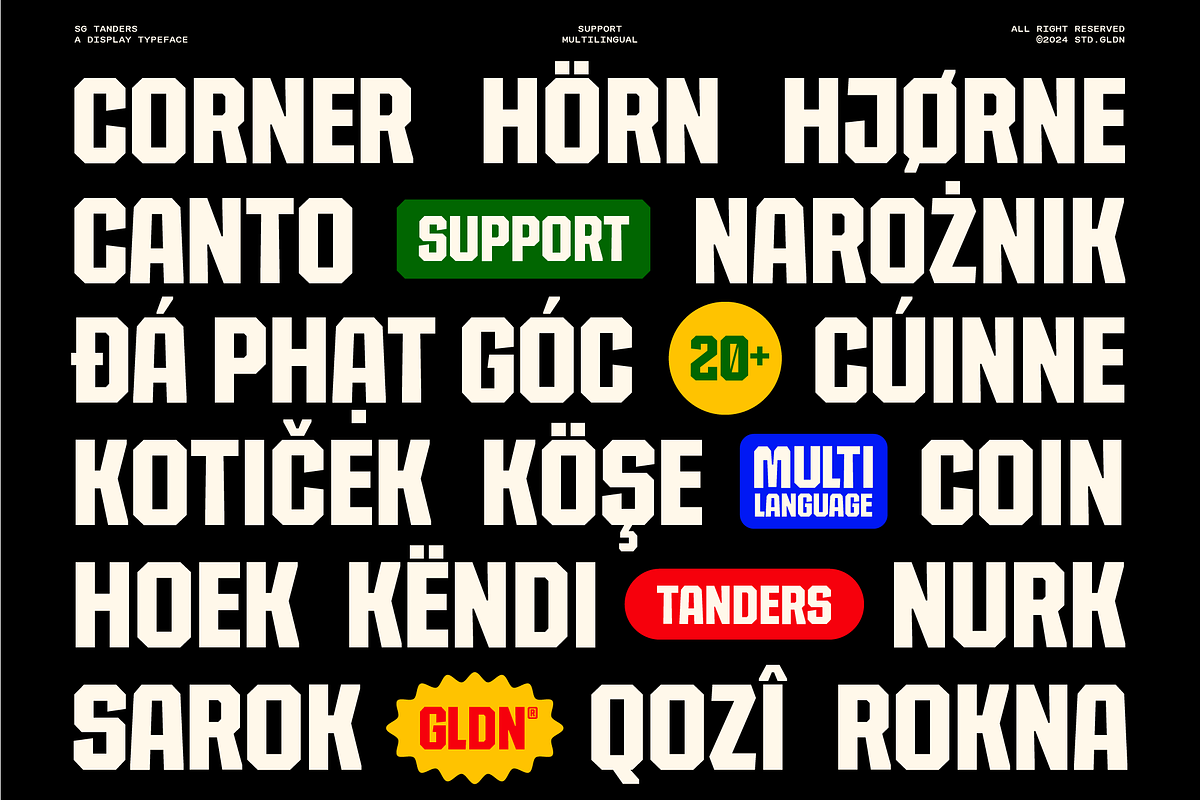 SG Tanders Superfamily - 72 Fonts, a Sans Serif Font by Studio Gulden (Photo 6 of 23)