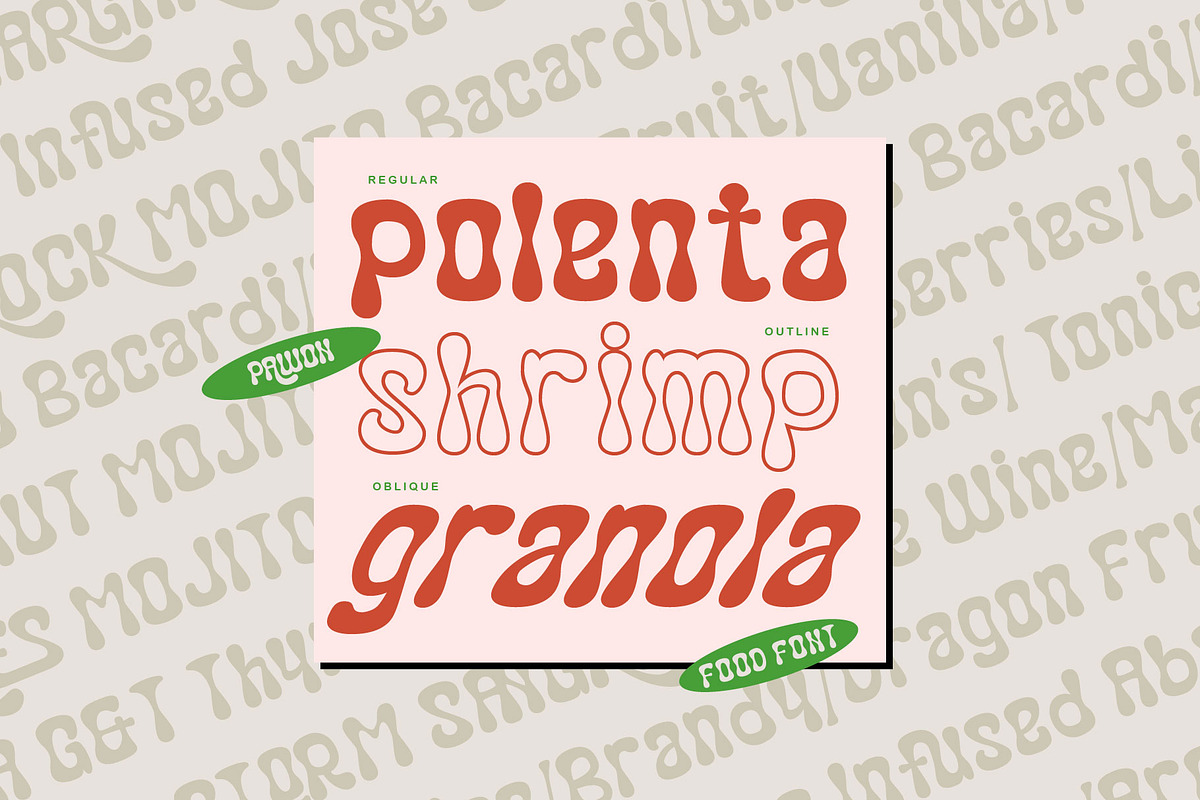 Pawon, a Sans Serif Font by Burntilldead (Photo 6 of 10)
