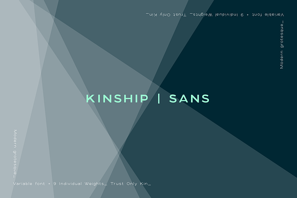 Kinship Sans - Grotesque Font Family preview 7