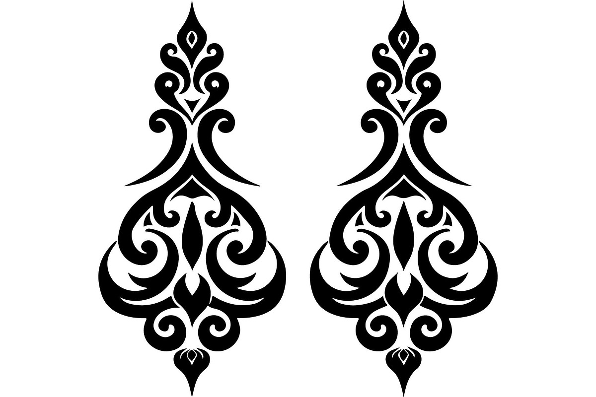 Elegant Earrings SVG Collection, an Object Graphic by Designer_Momina (Photo 3 of 13)