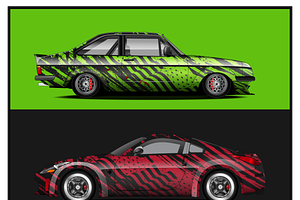 Stylish Car Wrap Design