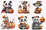 Cute Halloween Skull Clipart, an Illustration by CreationArt (Thumbnail 4 of 5)