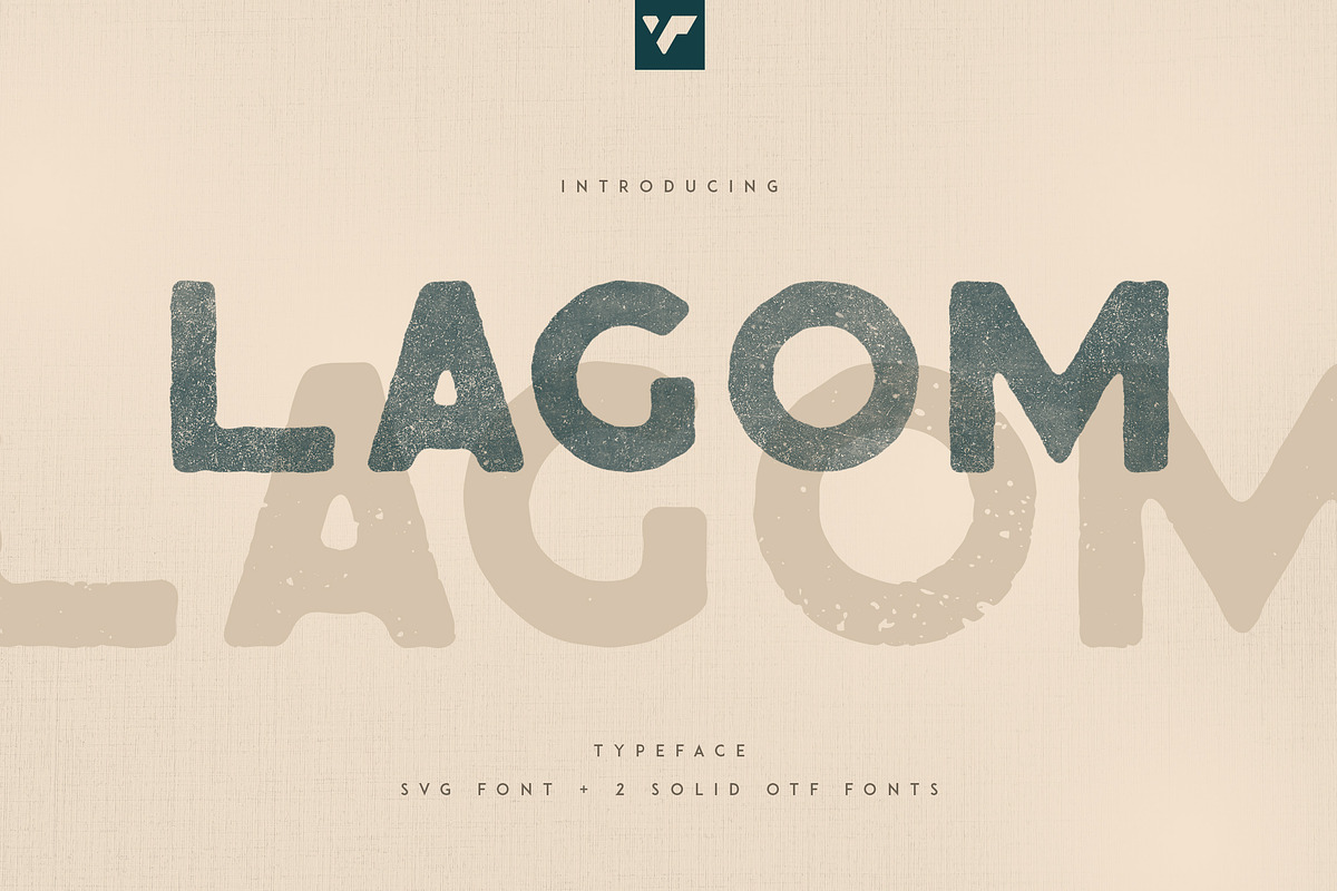 Lagom SVG font + 2 rough OTF fonts, a Font by VP Fonts (Photo 1 of 8)