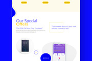Ecommerce Landing Page, an UI Kit Template by CreativeShaper (Thumbnail 4 of 6)