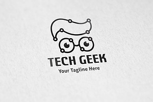 Tech Geek - Logo Template