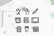 Workspace Line Icons, an Outline Icon by Lyolya Profitrolya (Thumbnail 2 of 2)