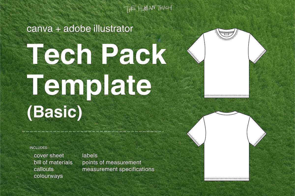 T-shirt Basic Tech Pack, a Branding & Logo Template by The Human Touch! (Photo 1 of 10)