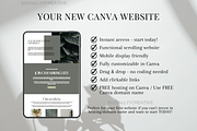 Floral Themed Canva Website Template, a Marketing Template by SociallyyCreative (Thumbnail 2 of 10)