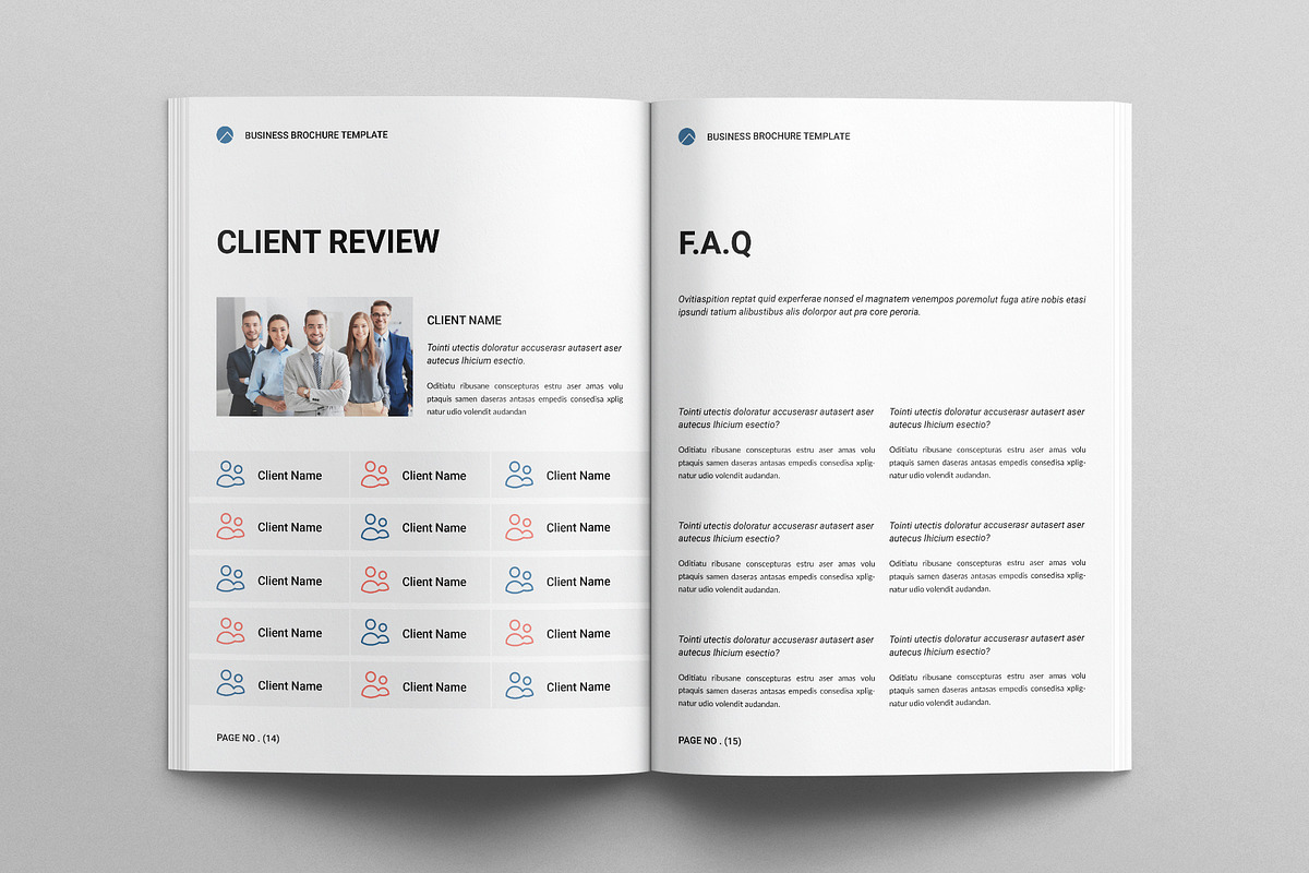 Business Brochure Template, a Brochure Template by E-Type (Photo 6 of 7)