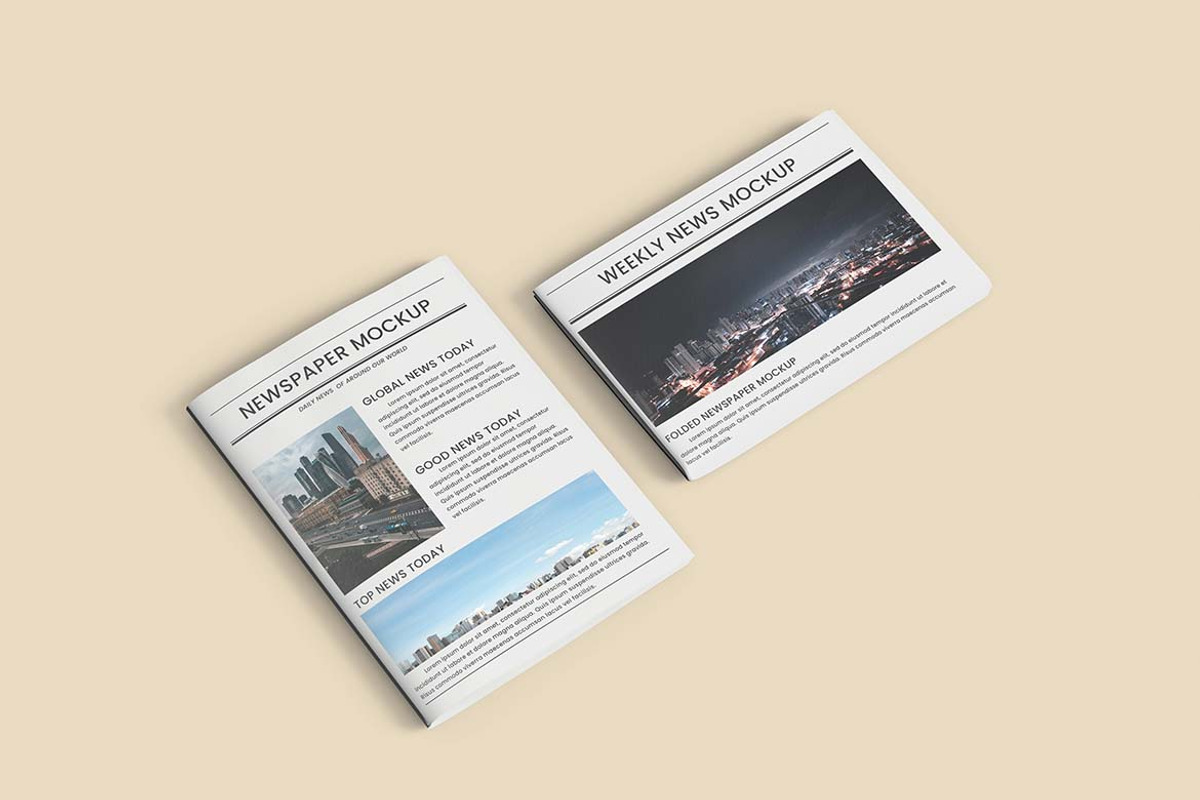 Newspaper Mockup, an Advertising Mockup by tiyasprabawa (Photo 5 of 5)