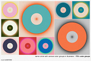 GRADIAL - 200 Radial Gradients, a Background Graphic by kloroform (Thumbnail 6 of 12)
