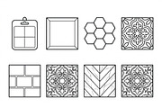Interior Design Studio Icon Set, an Outline Icon by adenpinkstore (Thumbnail 12 of 12)