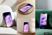 Realistic Smartphone Mockup Set, an iPhone Mockup by Mego-studio (Thumbnail 2 of 10)