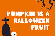 Terror Pumpkin - Halloween Font, a Blackletter Font by QR Design Studio (Thumbnail 5 of 7)