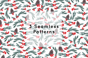 Winter Holiday Foliage, an Illustration by Shiny Penny Studio (Thumbnail 3 of 10)