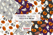 Halloween Patterns Collection, a Pattern Graphic by Serghei Caraulan (Thumbnail 7 of 9)