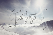 Fantasia Monoline Calligraphy +Bonus, a Script Font by FHFont (Thumbnail 8 of 8)