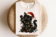 Christmas Cat PNG Trending Christmas, a Seasonal Illustration by CraftArtStudio (Thumbnail 4 of 4)