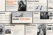 Pitch Deck Presentation Template, a Presentation Template by E-Type (Thumbnail 1 of 5)