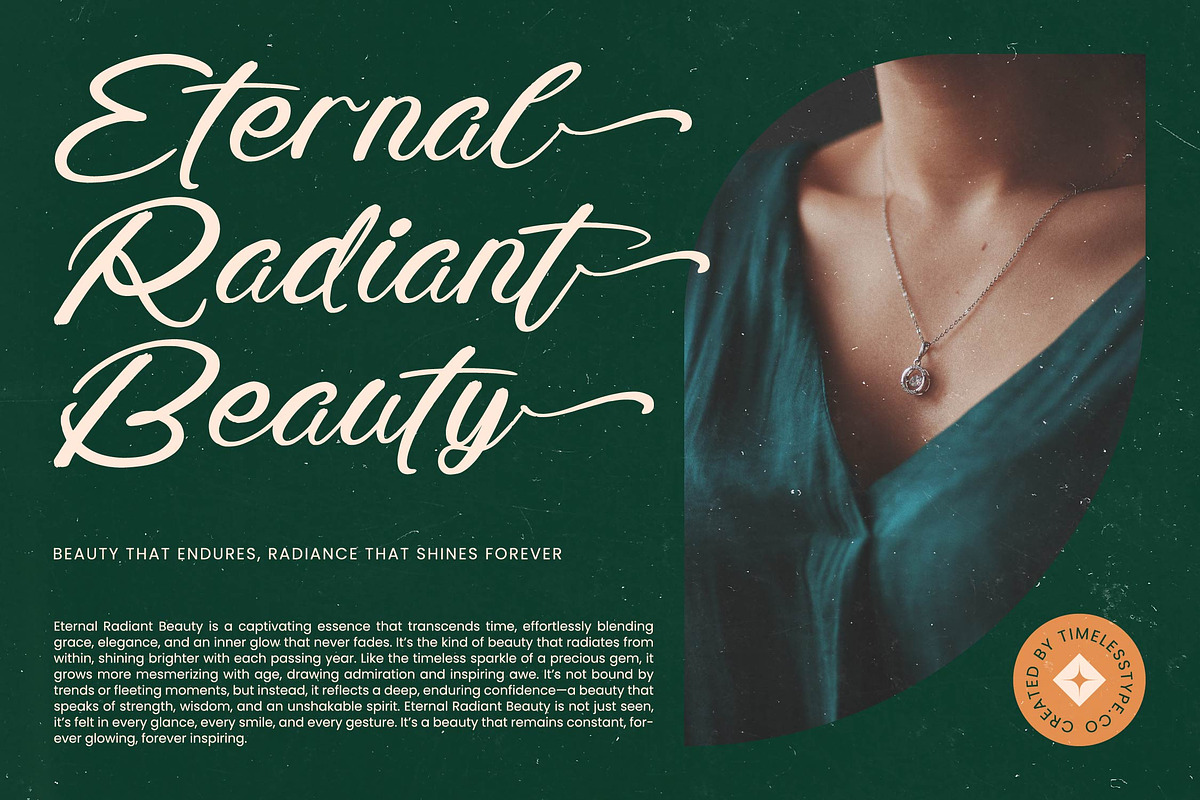 Radiate Yethina Modern Script Font, a Script Font by stylishtype.co (Photo 15 of 20)