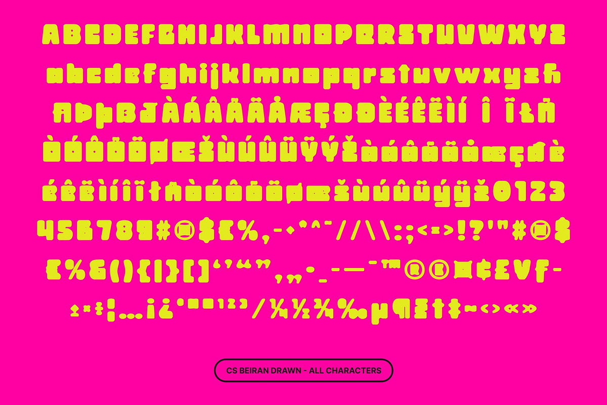 CS Beiran Drawn, a Sans Serif Font by Craft Supply Co. (Photo 8 of 8)
