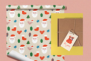 Retro Christmas and New Year, a Texture Illustration by Felizabeth Design (Thumbnail 11 of 13)