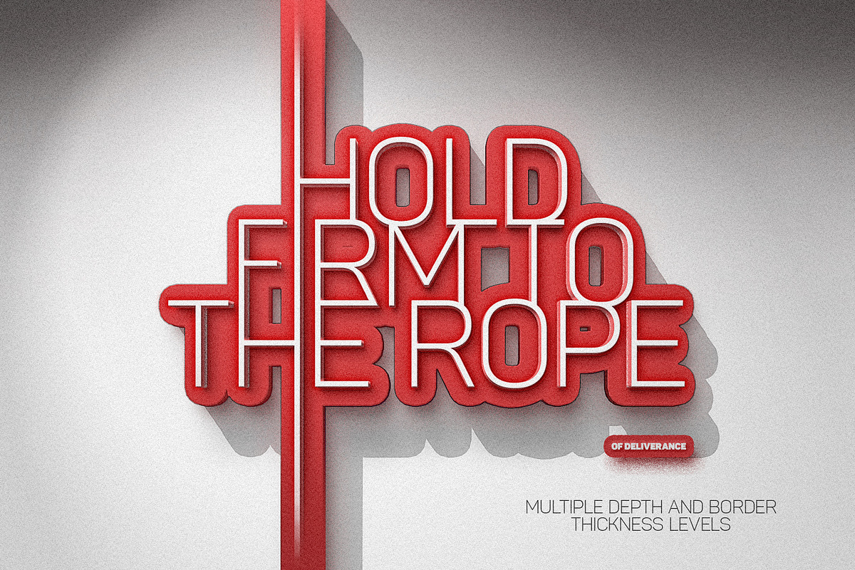 3D Text Effect preview 4