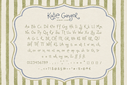 Katie Ginger Font, a Script Font by gafaroff studio (Thumbnail 7 of 7)