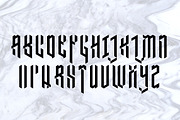 Mancer Typeface, a Blackletter Font by Badspark (Thumbnail 3 of 5)