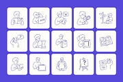 50 Animated Empty States Doodles, an Outline Icon by Vectors Market (Thumbnail 3 of 4)
