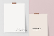 Mockup A4 Customizable Background, a Graphic by HALFTOUNE (Thumbnail 1 of 4)