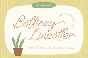 Boltincy Lincolle Notes Handwritten, a Script Font by stylishtype.co