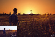 Moody Sunrise Photoshop Overlays, a Background Graphic by Prestige Photography (Thumbnail 2 of 10)