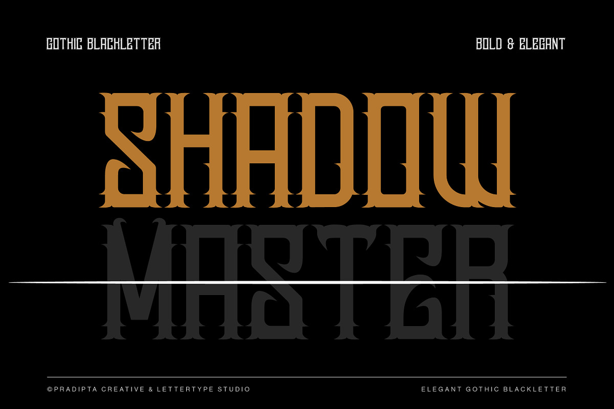 Dwaycome Gothic Blackletter Display, a Blackletter Font by Lettertype Studio (Photo 5 of 10)