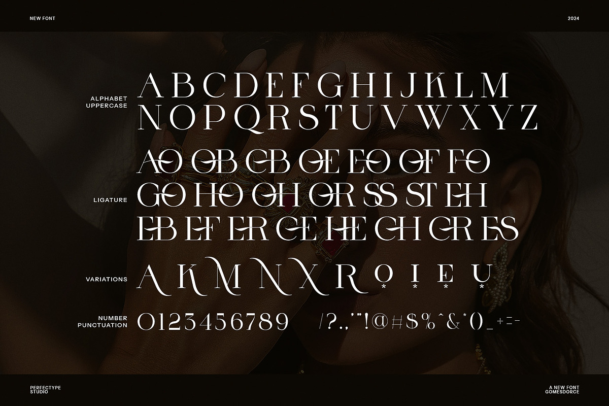 Gomes Dorce Display Serif Font, a Serif Font by Perfectype (Photo 8 of 8)