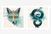 Mena Collection · Totem Animals, an Animal Illustration by milatovar (Thumbnail 18 of 19)