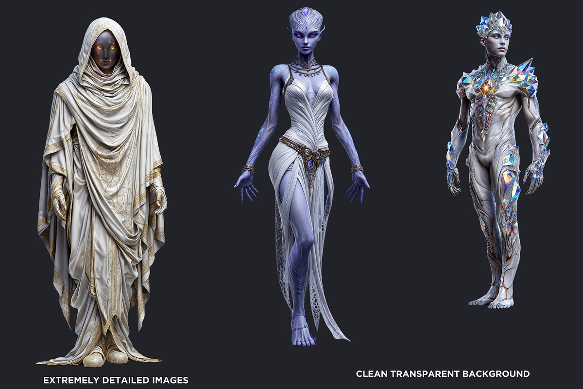 Galactic Vanguard Character Cliparts, a Person Illustration by ThatsDesignArt (Photo 3 of 15)